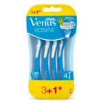 خودتراش اصلاح زنانه 3 تیغ Gillette مدل Venus Oceana بسته ۴ عددی