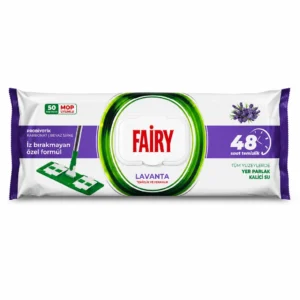 دستمال مرطوب طی Fairy رایحه لاوندر بسته ۵۰ عددی