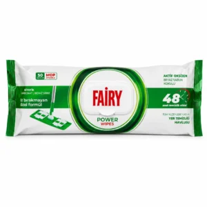 دستمال مرطوب طی Fairy مدل Power Wipes بسته ۵۰ عددی
