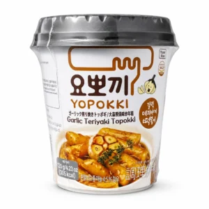 دوکبوکی طعم سیر YOPOKKI مدل Garlic Teriyaki وزن ۱۲۰ گرم