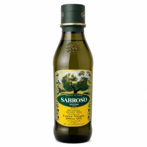 روغن زیتون بدون بو SABROSO مدل Refined blended Extra Virgin Olive Oil حجم 250 میلی‌لیتر