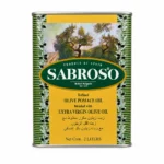 قوطی روغن زیتون بدون بو SABROSO مدل Refined blended Extra Virgin Olive Oil حجم ۲ لیتر محص...