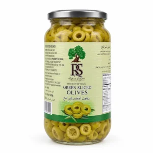 زیتون سبز اسلایسی Rafael Salgado مدل Green Sliced Olives وزن ۴۵۰ گرم