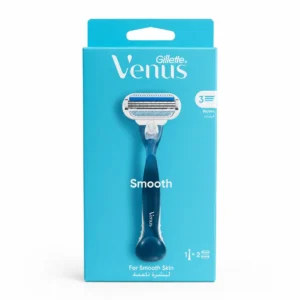 ست خودتراش زنانه Gillette Venus مدل Smooth بسته ۱ دسته خودتراش + ۲ تیغ یدک