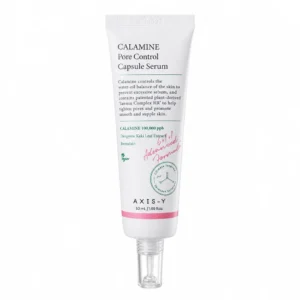 سرم صورت AXIS-Y مدل CALAMINE Pore Control Capsule Serum حجم ۵۰ میلی‌لیتر