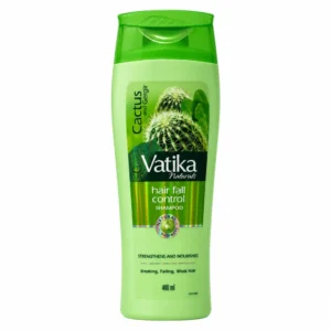 شامپو Vatika Naturals مدل Cactus and Gergir Hair Fall Control حجم ۴۰۰ میلی‌لیتر