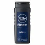 شامپو بدن صورت و مو مردانه NIVEA MEN مدل Deep Clean MaxxTech حجم ۵۰۰ میلی‌لیتر
