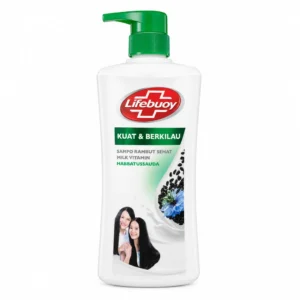 شامپو مو Lifebuoy مدل Kuat & Berkilau Milk Vitamin Habbatussauda حجم 680 میلی‌لیتر