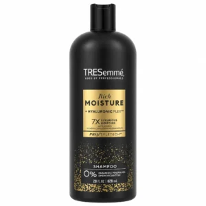 شامپو مو TRESemmé مدل Rich Moisture + Hyaluronic Plex حجم ۸۲۸ میلی‌لیتر