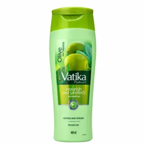 شامپو مو Vatika Naturals مدل Nourish and Protect حجم ۴۰۰ میلی‌لیتر