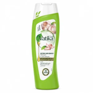 شامپو مو Vatika Naturals مدل Spanish Garlic حجم 400 میلی‌لیتر