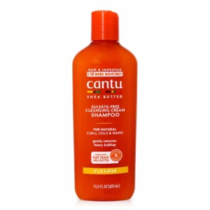 شامپو کرمی پاک‌کننده Cantu مدل Shea Butter Sulfate-Free Cleansing Cream Shampoo حجم ۴۰۰ میلی‌لیتر