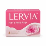 صابون LERVIA مدل Milk & Rose Soap وزن ۹۰ گرم