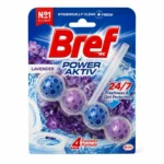 قرص آویز خوشبوکننده و تمیزکننده توالت فرنگی Bref رایحه لاوندر