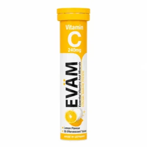 قرص جوشان ویتامین C ۲۴۰ EVAM بسته ۲۰ عددی