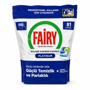 قرص شوینده ماشین ظرفشویی Fairy مدل Platinum بسته ۸۱ عددی