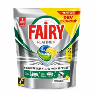 قرص شوینده ماشین ظرفشویی Fairy مدل Platinum بسته ۹۶ عددی