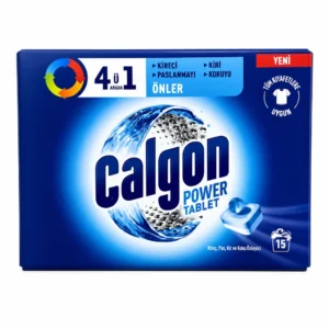 قرص ضد رسوب ماشین لباسشویی Calgon مدل Power Tablet بسته ۱۵ عددی