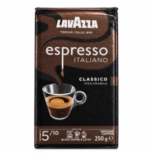 قهوه آسیاب شده Lavazza مدل Espresso Italiano Classico وزن ۲۵۰ گرم
