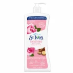 لوسیون بدن St. Ives مدل Smoothing Rose & Argan Oil حجم ۶۲۱ میلی‌لیتر