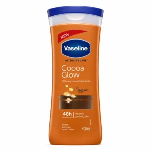 لوسیون بدن Vaseline مدل Intensive Care Cocoa Glow حجم ۴۰۰ میلی‌لیتر