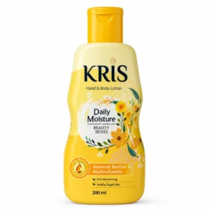 لوسیون دست و بدن KRIS مدل Daily Moisture Beauty Series Almond Butter & Multivitamin حجم ۲۰۰ میلی‌لیتر