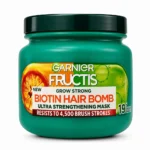 ماسک مو Garnier Fructis مدل Grow Strong Biotin Hair Bomb حجم 320 میلی‌لیتر