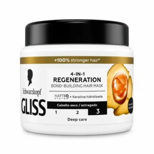 ماسک مو Schwarzkopf Gliss مدل 4-in-1 Regeneration حجم 400 میلی‌لیتر