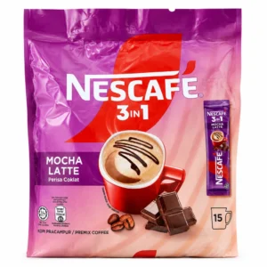 موکا لاته NESCAFÉ مدل 3 in 1 Mocha Latte بسته ۱۵ عددی