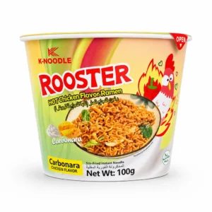 نودل فوری طعم مرغ ROOSTER مدل Carbonara وزن ۱۰۰ گرم