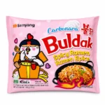 نودل فوری کربونارا تند Samyang مدل Buldak Carbonara وزن 130 گرم