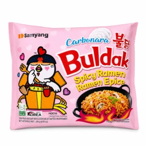نودل فوری کربونارا تند Samyang مدل Buldak Carbonara وزن 130 گرم