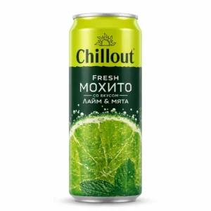 نوشیدنی موکتل موهیتو Chillout مدل Fresh Mojito حجم 450 میلی لیتر