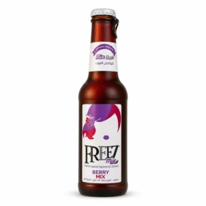 نوشیدنی گازدار FREEZ mix مدل BERRY MIX حجم ۲۷۵ میلی‌لیتر