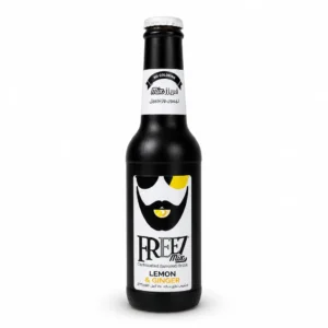 نوشیدنی گازدار FREEZ mix مدل LEMON & GINGER حجم ۲۷۵ میلی‌لیتر
