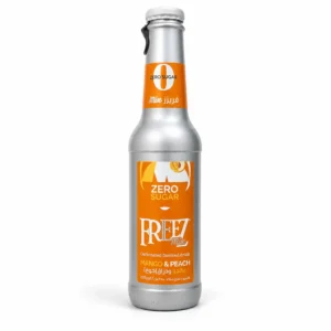 نوشیدنی گازدار FREEZ mix مدل MANGO & PEACH حجم ۲۷۵ میلی‌لیتر