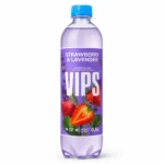 نوشیدنی گازدار لاوندر و توت فرنگی VIPS مدل STRAWBERRY & LAVENDER حجم ۵۰۰ میلی‌لیتر