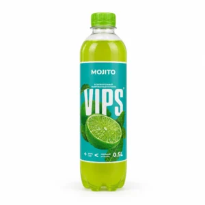 نوشیدنی گازدار موهیتو VIPS مدل MOJITO حجم ۵۰۰ میلی‌لیتر
