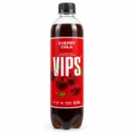 نوشیدنی گازدار چری کولا VIPS مدل Cherry Cola حجم ۵۰۰ میلی‌لیتر