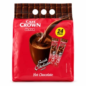 هات چاکلت CAFE CROWN مدل Sıcak Çikolata بسته ۲۴ عددی