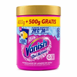 پودر لکه‌بر و تقویت‌کننده شست‌وشوی لباس Vanish مدل Oxi Action وزن ۹۰۰ گرم