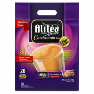 چای فوری هل‌دار ۳ در ۱ Alitea مدل Signature Cardamom Tea بسته ۲۰ عددی وزن ۴۶۰ گرم