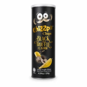 چیپس سیب‌زمینی با طعم ترافل سیاه Chizzpa مدل Black Truffle حجم ۱۳۰ گرم