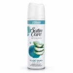 ژل اصلاح Satin Care مدل Sensitive Aloe Vera Glide حجم ۲۰۰ میلی‌لیتر