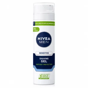 ژل اصلاح صورت Nivea Men مدل Sensitive حجم 200 میلی‌لیتر