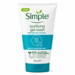 ژل شست‌وشوی صورت Simple مدل Daily Skin Detox Purifying Gel Wash حجم ۱۵۰ میلی‌لیتر