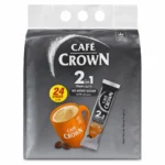 کافی میکس رژیمی CAFE CROWN مدل 2 in 1 Classic بسته ۲۴ عددی