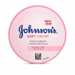 کرم Johnson's مدل Soft Cream Face & Body حجم 150 میلی‌لیتر