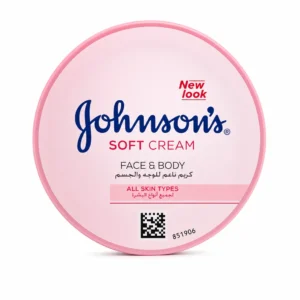 کرم Johnson's مدل Soft Cream Face & Body حجم 150 میلی‌لیتر