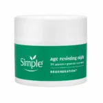کرم صورت شب ضد پیری Simple مدل Regeneration حجم 50 میلی‌لیتر